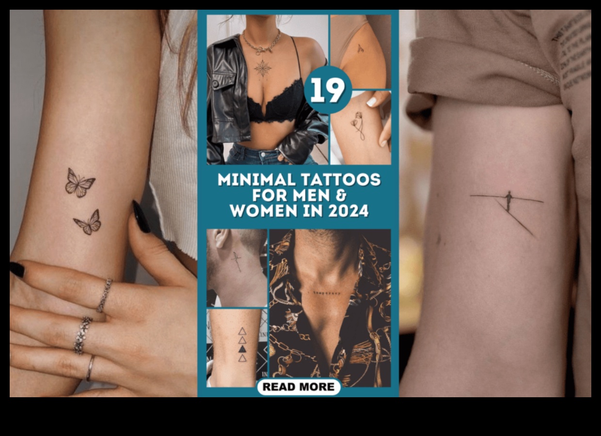 יופי שקט: חקור את העולם של אמנות קעקועים מינימליסטית עדינה