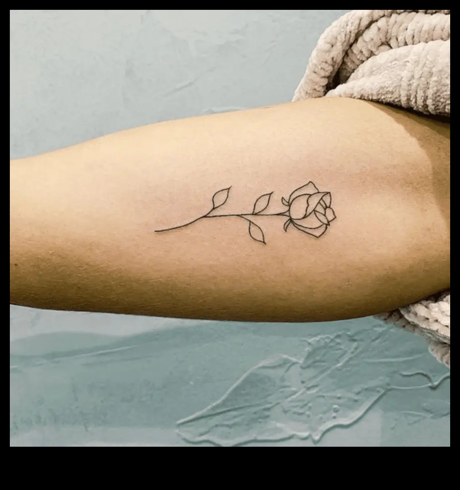 יופי שקט: חקור את העולם של אמנות קעקועים מינימליסטית עדינה