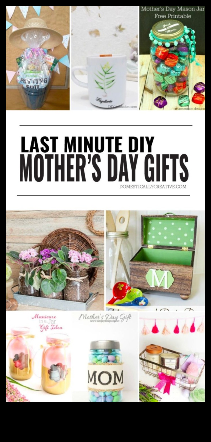 Homespun Happiness: רעיונות למתנות עשה זאת בעצמך ליום האם